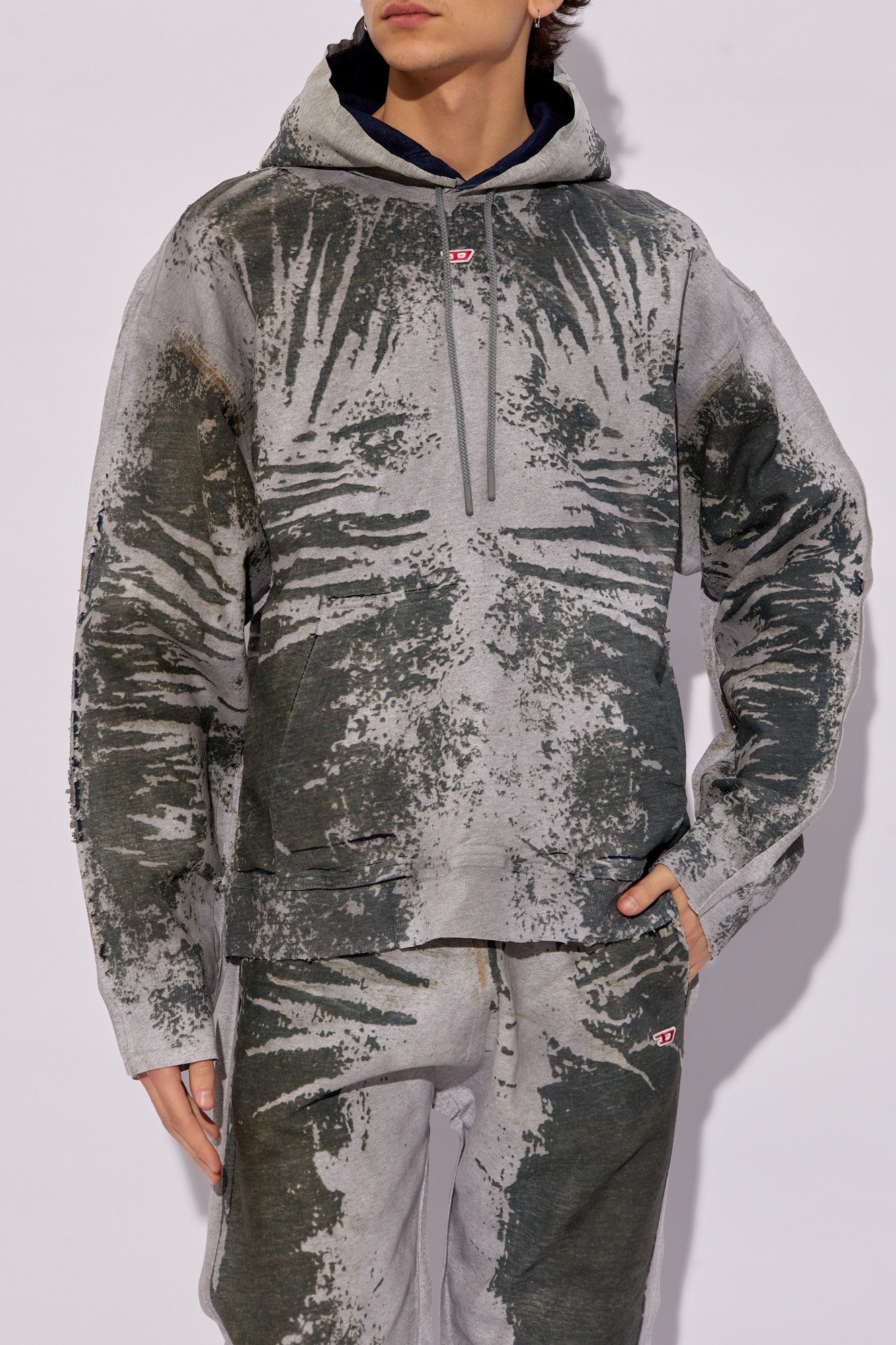 トップス DIESEL D-UM-RIB-NE A03939 XS D-UM-RIB-NE（MEN）: ジョグジーンズトレーナー｜ディーゼル